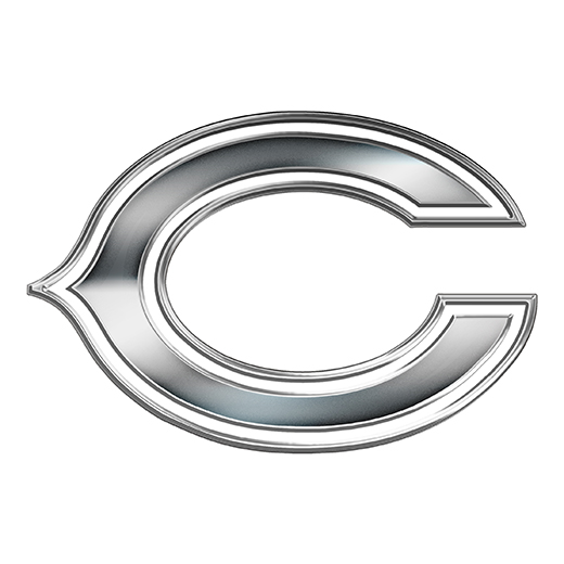 Chicago Bears Silver Logo vinyl decal